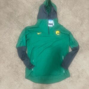NIKE Men's Baylor Bears On-Field Pull Over Jacket Green CQ5215-341 Size M